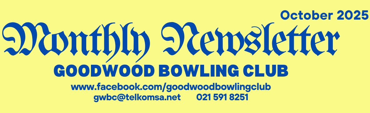Newsletter: October 2025